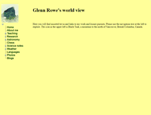 Tablet Screenshot of glennrowe.net